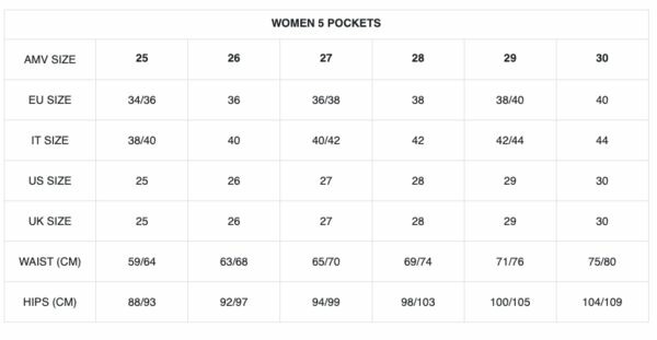 WOMEN 5 POCKETS