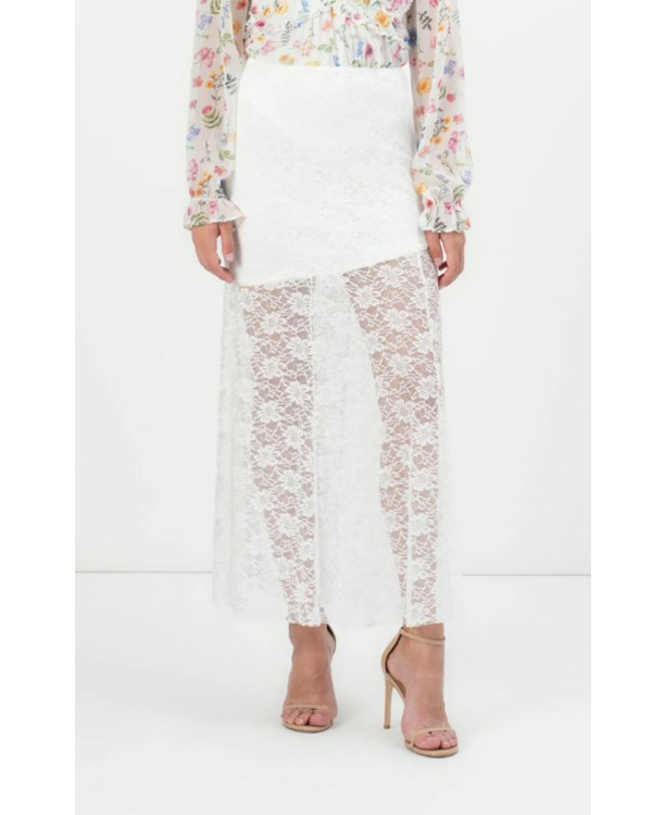 VMOLLIE HW LONG LACE SKIRT JRS EXP