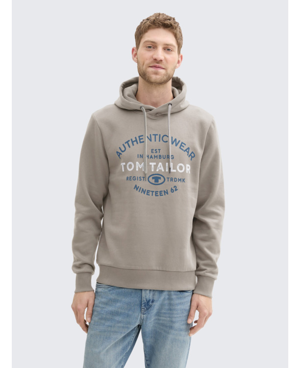 Basic sweatshirt met capuchon