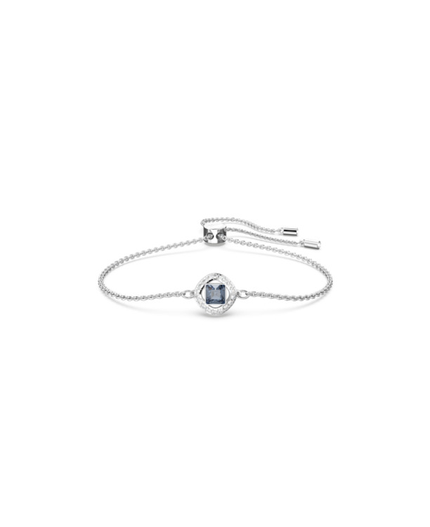 Una Angelic Soft Bracelet Rhodium shiny Montana Crystal