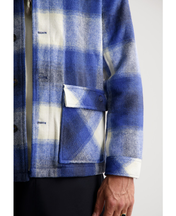 Dstrezzed Heren Overshirt Zwart Key Check