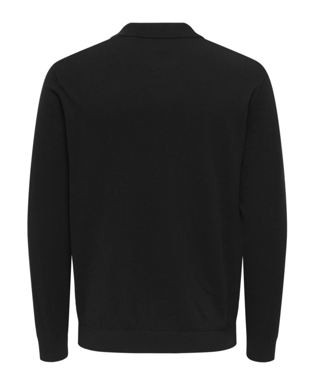 Polo met lange mouwen (L/S) met normale pasvorm Heren