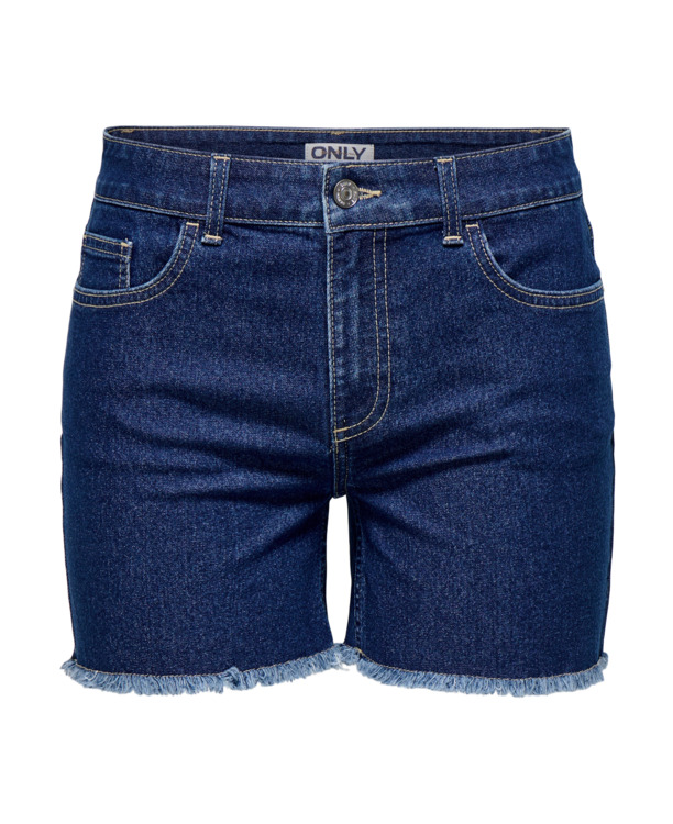 ONLJOSIE MID WAIST RW SHORTS DNM BO