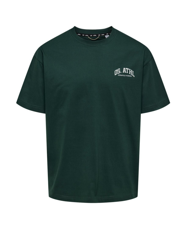 Relaxed Fit O-Hals Korte Mouwen (K/M) Heren