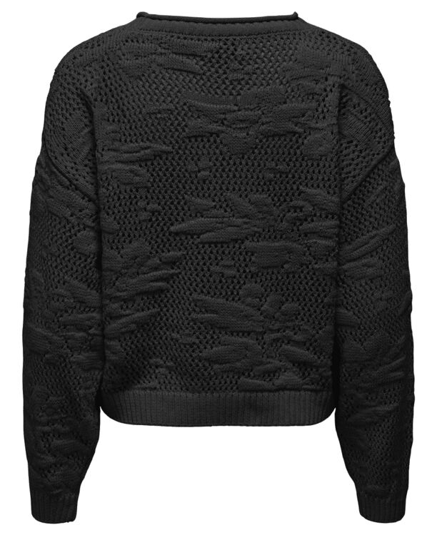 ONLCILLE LIFE LS STRUCTURE O-NECK C