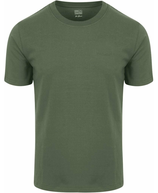 King Essentials The Shawn T-Shirt Olijfgroen