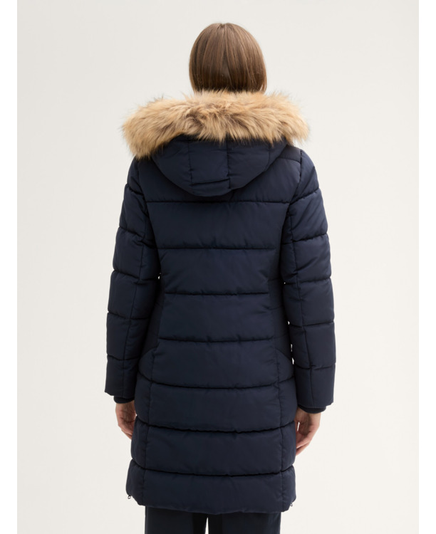 Pufferjacks met afneembare capuchon