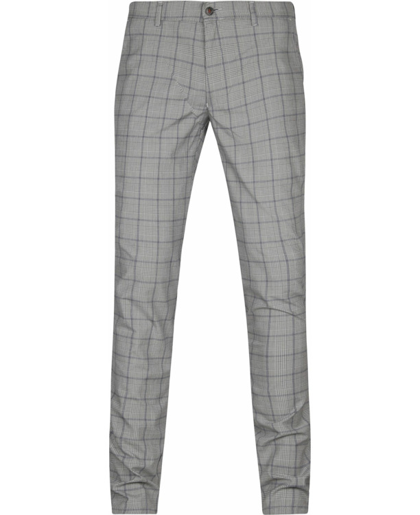 Suitable Chino Pico Grijs Geruit