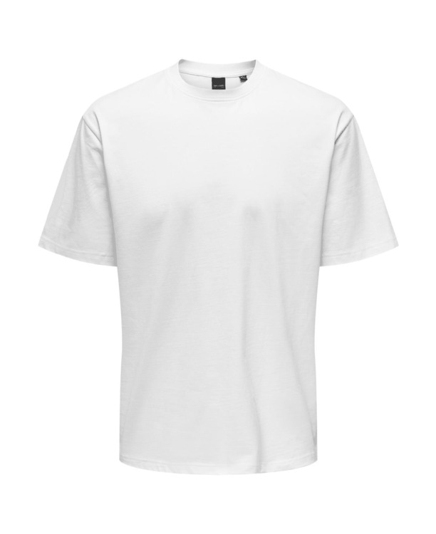 Relaxed Fit O-Hals Korte Mouwen (K/M) Heren