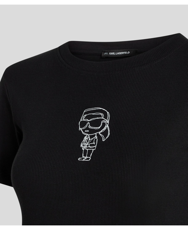 IKON SKETCH EMB RIB T-SHIRT