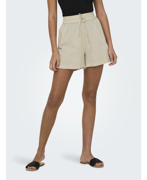 Loose Fit Katoenen shorts met riem