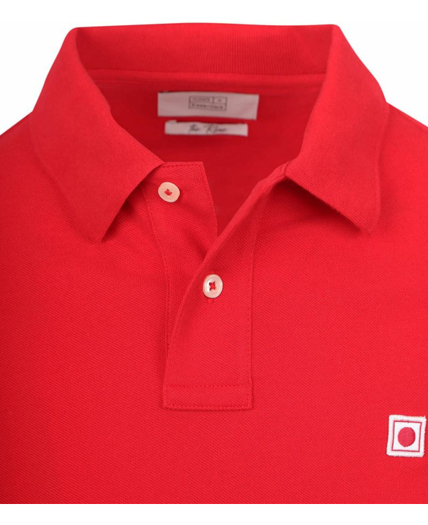 King Essentials The Rene Poloshirt Rood