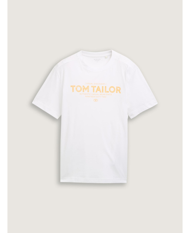 T-shirt met logo-opdruk