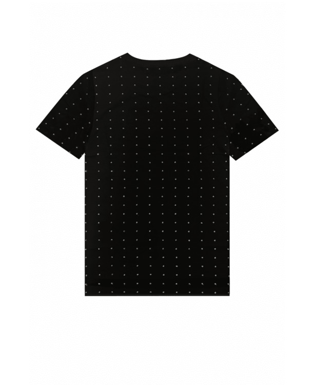 COLLEGE MB STRASS ZWART T-SHIRT MANNEN