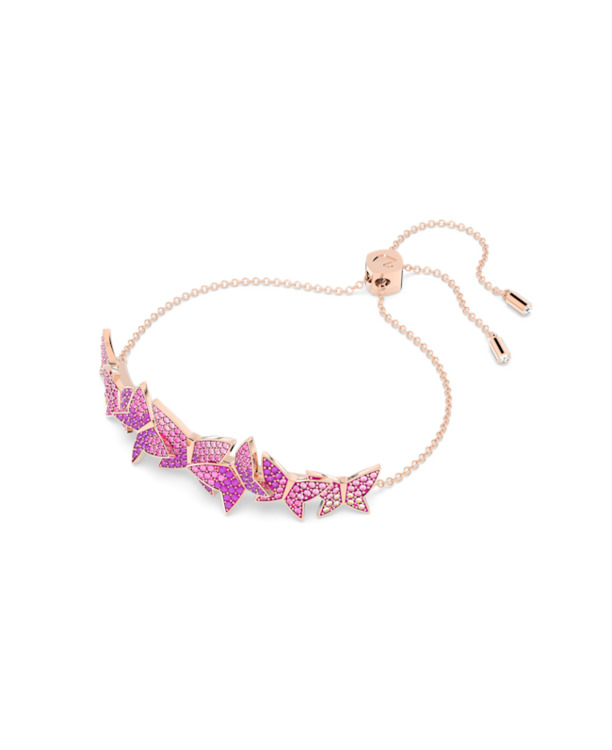 Idyllia Lilia Soft Bangle Rose Gold shiny Multi Light