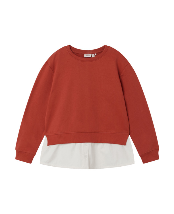 Long Line Fit O-Neck Long Sleeves (L/S) Sweatshirt
