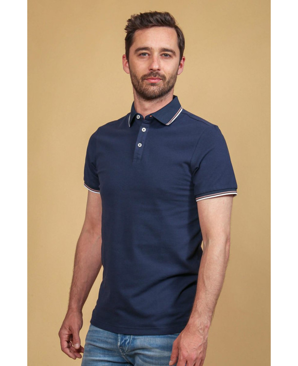 Suitable Polo Jesse Donkerblauw