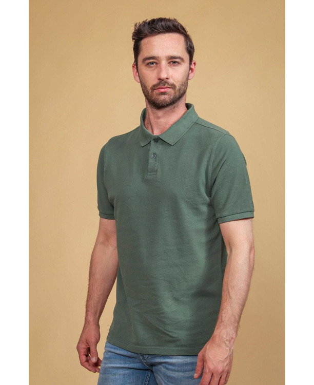 Suitable Respect Polo Pete Donkergroen