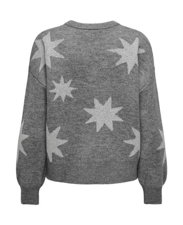 ONLROSIE LS O-NECK GLITTER KNT