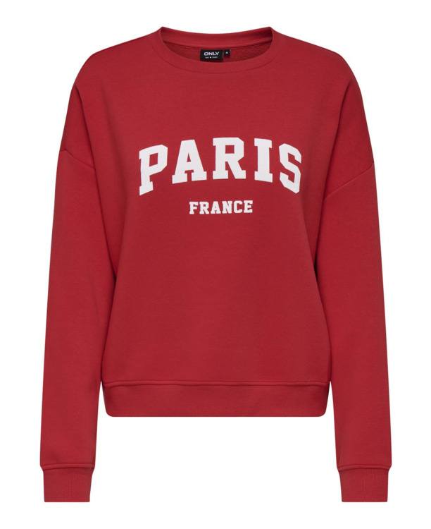 Loose Fit O-Neck Long Sleeves (L/S) Sweatshirt met print