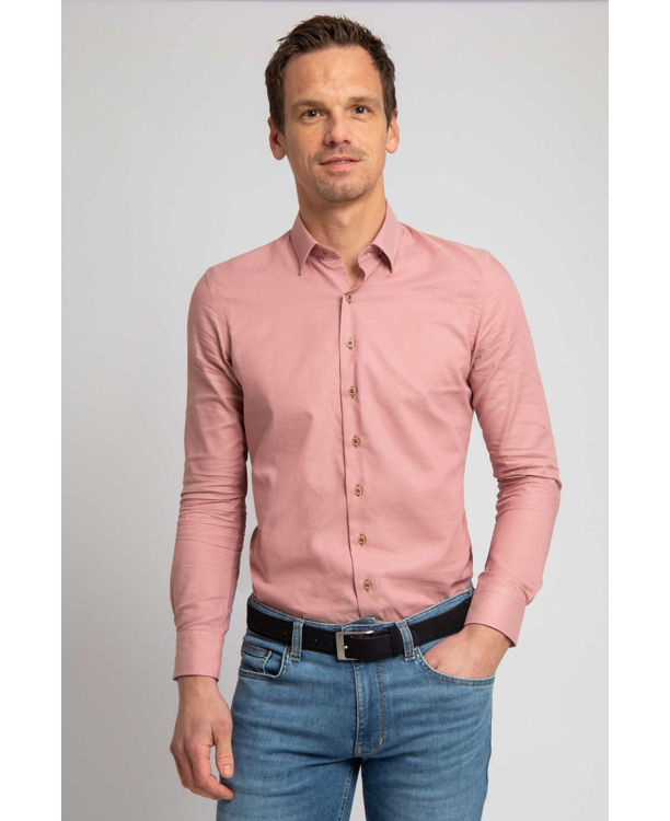 Suitable Overhemd Oud Roze