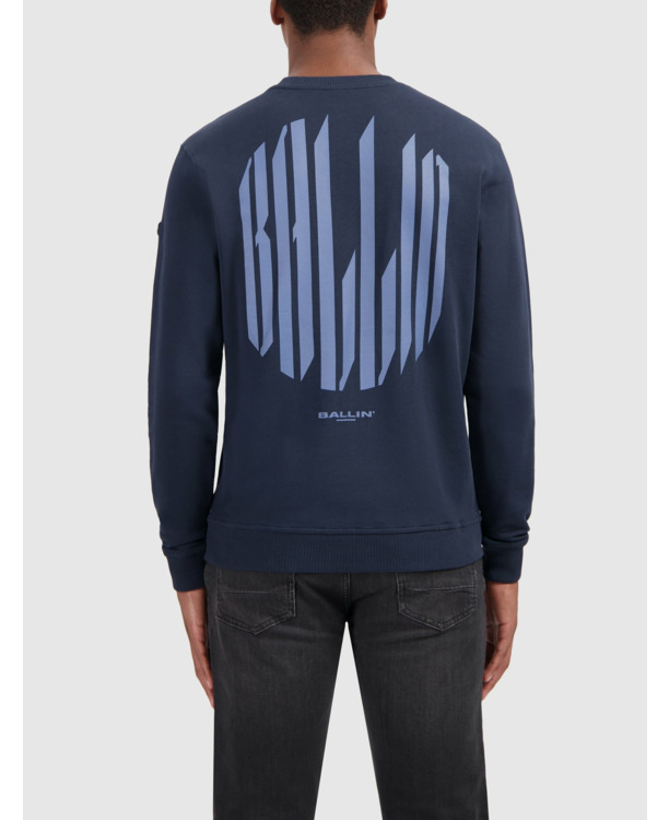 Grunge Logo Sweater 100% Katoen Mannen