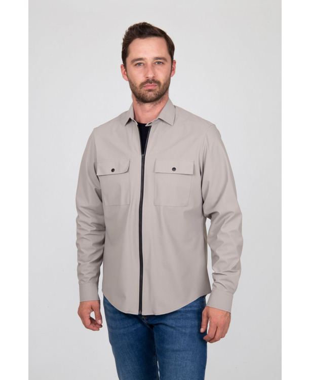 Suitable Jacket Shirt Beige