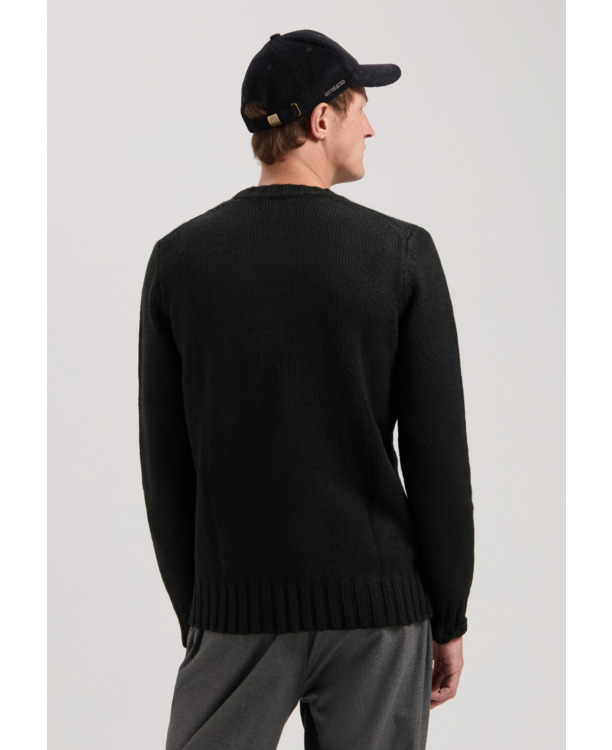 Dstrezzed Heren Crewneck Trui DS Per Zwart