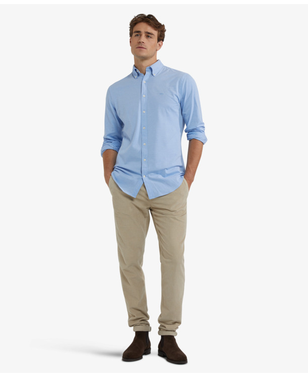Stretch Pique Shirt Heren