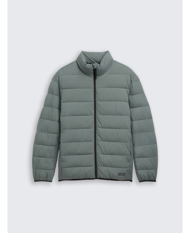 Lichtgewicht katoenen jack met opstaande kraag