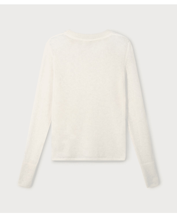 10DAYS Dames dunne trui t-shirt alpaca merinowol