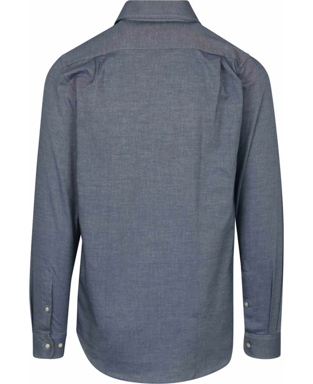 Steppin' Out Overhemd Twill Blauw