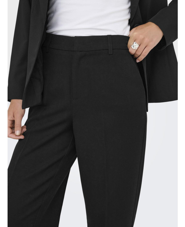 Straight Tapered Fit Broek met wijde pijpen, Straight Tapered Fit en hoge taille