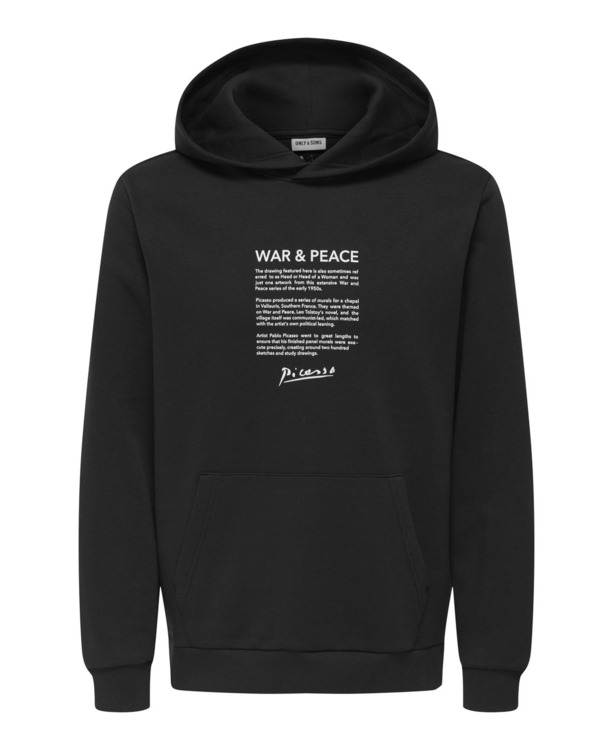 Regular Fit Hoodie Lange Mouwen (L/M) Heren