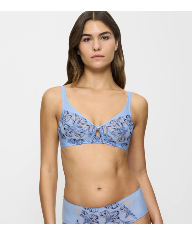 Wild Iris Florale, Bh, niet voorgevormd zonder beugel