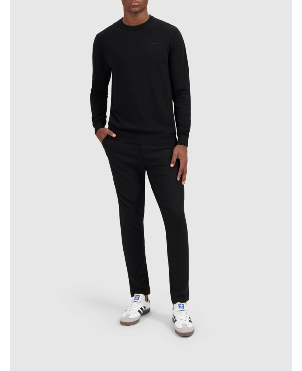 Originele Crewneck Gebreid 100% Katoen Mannen