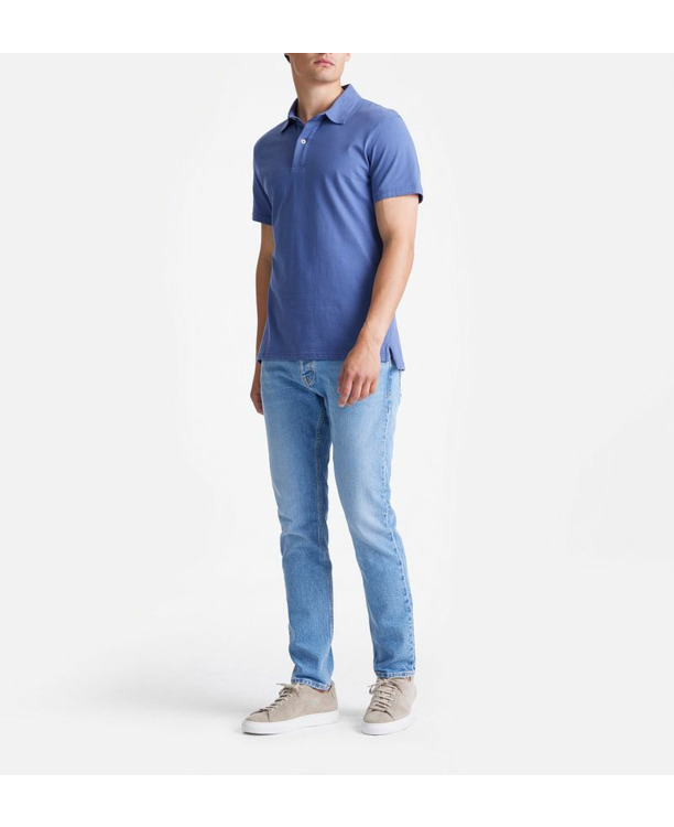 King Essentials The James Poloshirt Royal Blauw