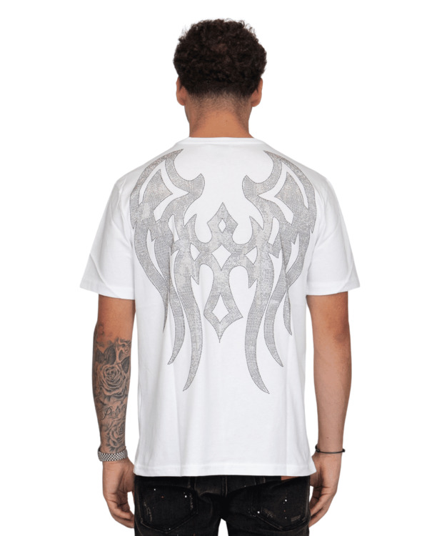 MIJN MERK Vleugel Embleem Sparkle Tee MANNEN