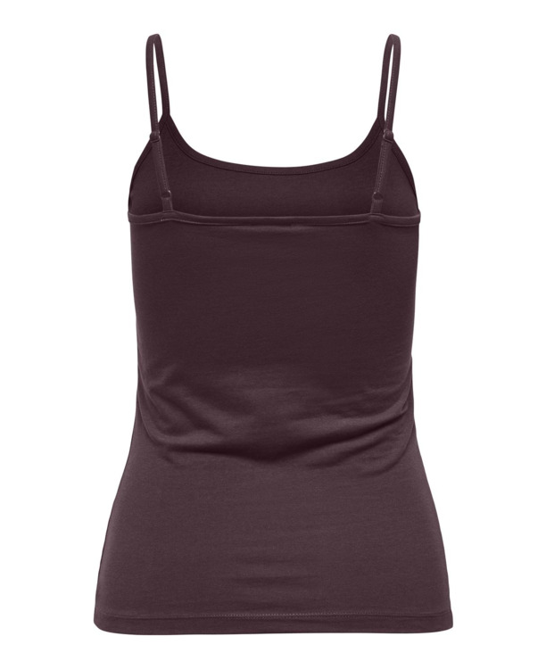 Regular Fit U-Neck Sleeveless (S/L) Regular fit tanktop met knoopsluiting