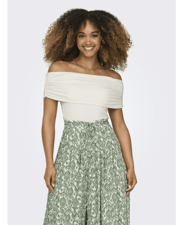 ONLLIVE LOVE S/L OFF SHOULDER TOP C
