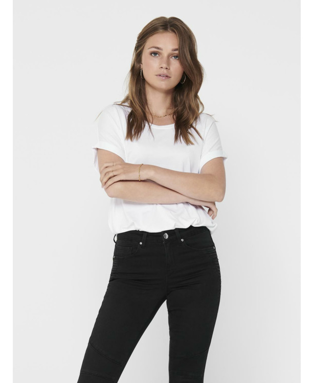 Regular Fit O-Neck Short Sleeves (S/S) Regular fit top met ronde hals en korte mouwen
