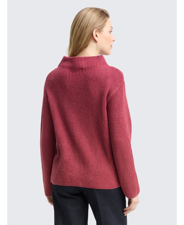 Uitgebreide trui met opstaande Kraag