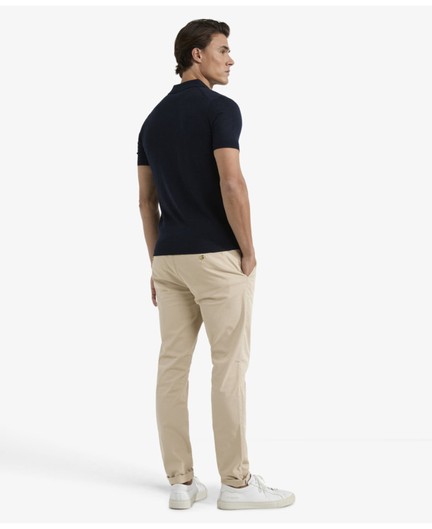 Fine Merino Polo 100% Merino Wool Heren