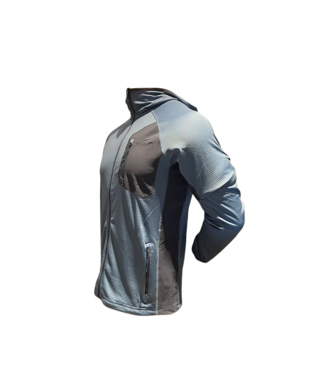 Single Canyon Fleece met capuchon