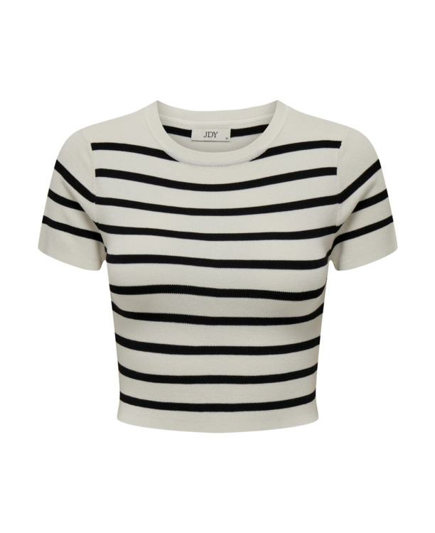 Knit Fit O-Neck Short Sleeves (S/S) Gebreide crop top