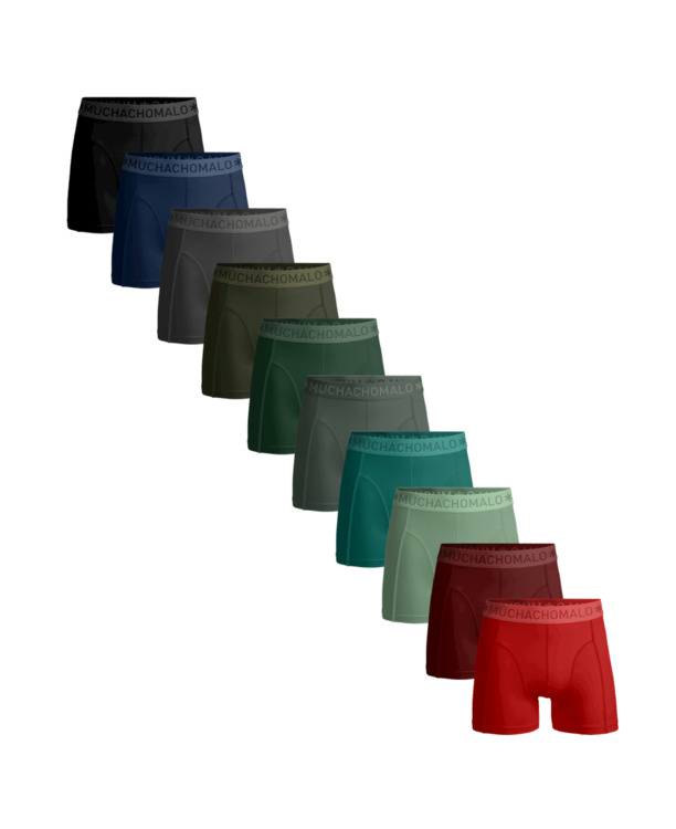 Heren 10-Pack Boxershorts Effen