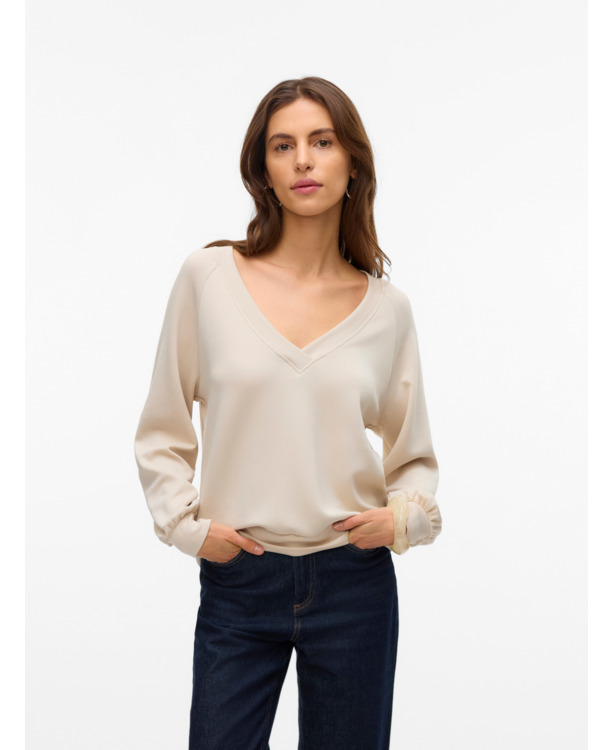 VMHALI LS V-NECK TOP JRS GA BOO
