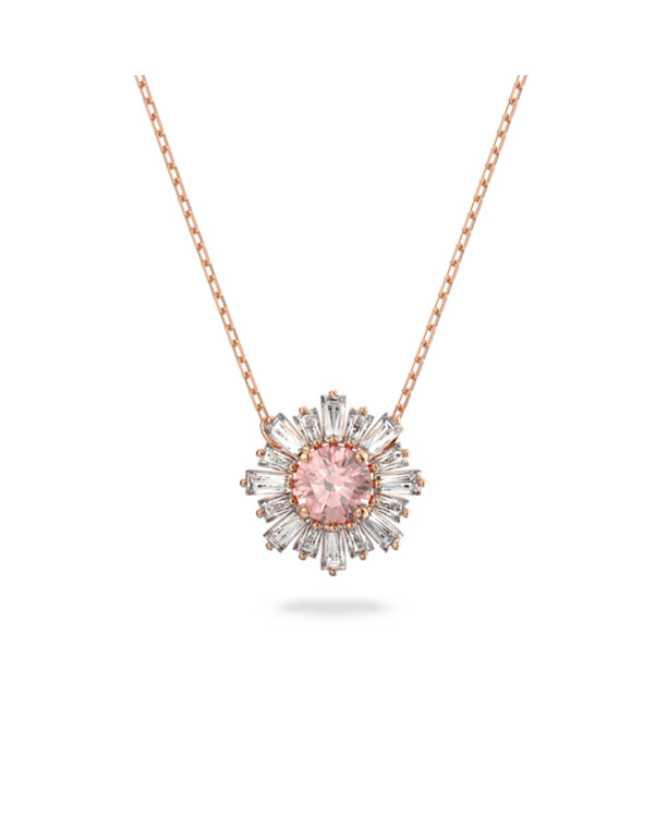 Idyllia E Florere Pendant Medium Rose Gold shiny Fancy Morganite White