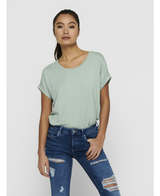Regular Fit O-Neck Short Sleeves (S/S) Regular fit top met ronde hals en korte mouwen