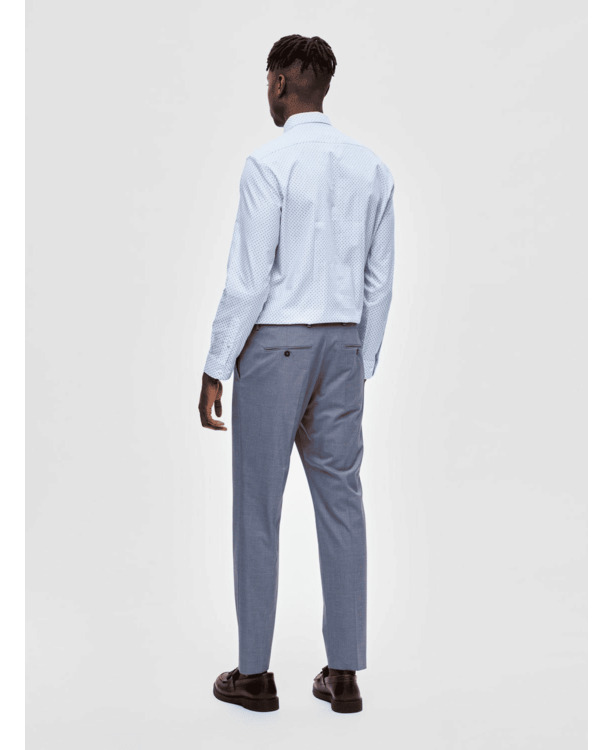 SLHSLIM-TIMELIAM LT BLU STRUC TRS F